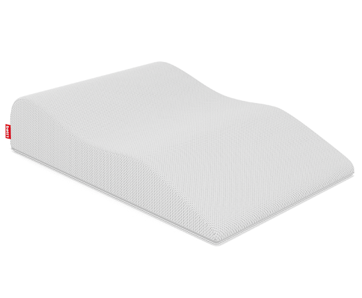 La almohada para las piernas BODYGUARD®. Al lado, el sello Oeko-Tex® Standard 100.