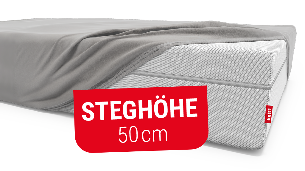 BODYGUARD Spannbettlaken extra hoch Steghöhe 50 cm