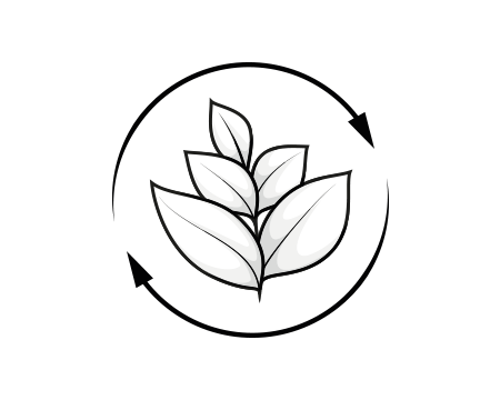 Icono de planta ecológica